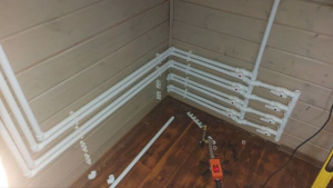 Монтаж газгольдера, котла Baxi и отопления в Электростали