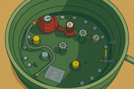 Устранение неисправности работы регулятора давления газа Обслуживание и ремонт газгольдера